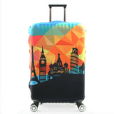Peacock Pattern Travel Accessories Luggage Cover Suitcase Protection Baggage Dust Cover Stretch