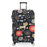 Peacock Pattern Travel Accessories Luggage Cover Suitcase Protection Baggage Dust Cover Stretch