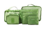 Puimentiua 6Pcs/set Travel Organizer Make Up Functional Bag Clothing Luggage Packing Cubes Travel
