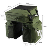 ROSWHEEL MTB Mountain Bike Carrier Rack Bag 3 In 1
