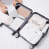 RUPUTIN 7PCS/Set Travel Mesh Bag In Suitcase Luggage Organizer Packing Cube High Quality Clothes