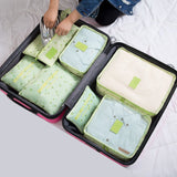 RUPUTIN 7Pcs/set Trip Luggage Organizer Clothes Finishing Kit Storage Bag Cosmetic toiletrie