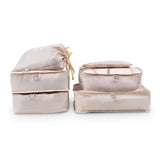 RUPUTIN New 6PCS/Set High Quality Cloth Waterproof Travel Mesh Bag In Bag Luggage Organizer Packing