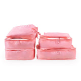 RUPUTIN New 6PCS/Set High Quality Cloth Waterproof Travel Mesh Bag In Bag Luggage Organizer Packing