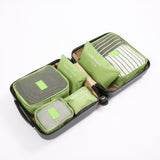 RUPUTIN New 6PCS/Set High Quality Oxford Cloth Ms Travel Mesh Bag In Bag Luggage Organizer