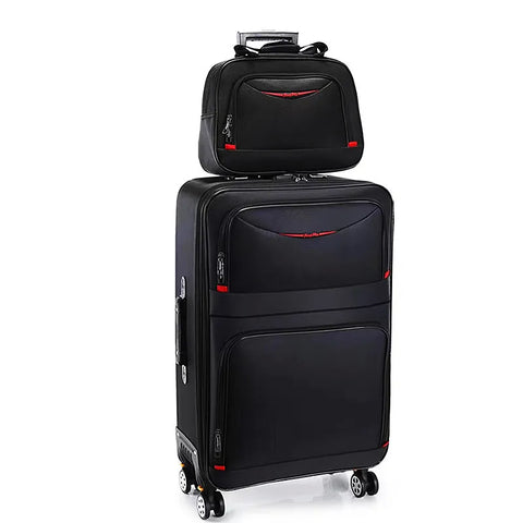 suitcase carrier Large capacity travel suitcase trolley Bags Waterproof Oxford Rolling Luggage Spinner wheels Cabin Carry on