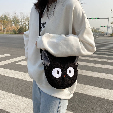 Japanese Style Kawaii Bag Women Cartoon Plush Shoulder Bag for Women 2022 New Crossbody Bag Small Phone&amp;Purse Bag Bolsa Feminina