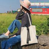 Shopping Casual Handbag women lady Canvas Pouch