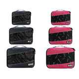 Soperwillton Men Women Travel Bag Male Female 210D Polyester 3 4 6 8 Pieces Packing Cubes Travel