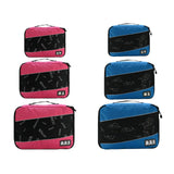 Soperwillton Men Women Travel Bag Male Female 210D Polyester 3 4 6 8 Pieces Packing Cubes Travel