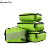 Soperwillton Travel Totes Packing Cubes Travel Bags Set 4 Pieces 8 Pieces Travel Luggage Bag