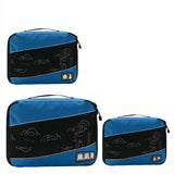 Soperwillton Women Travel Bag Packing Cubes Set Bag Female 210D Polyester Packing Cubes Travel