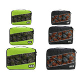 Soperwillton Women Travel Bag Packing Cubes Set Bag Female 210D Polyester Packing Cubes Travel