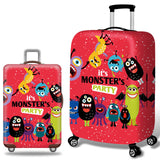 Strange Luggage Cover Travel Suitcase Protector Suit For 18-32 Size Trolley Case Dust Travel