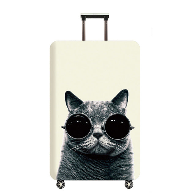 Travel Accessories Luggage Cover Suitcase Protection Baggage Dust Cover Trunk Set Trolley Case