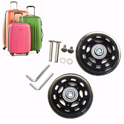 Travel Bags Replacement Luggage Wheels Set Universal Suitcase Repair Kit Axles Wrench Bearing Skate