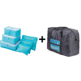 Travel Bags Set Women Luggage Travel Bag Large Capacity Packing Cubes Organizer Nylon Folding