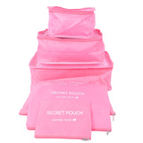 WENYUJH 6Pcs/set Travel Organizer Make Up Functional Bag Clothing Luggage Packing Cubes Travel