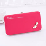PU Leather Wallet Heels Wallet Phone Package