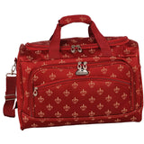 American Flyer Fleur De Lis 5 Piece Spinner Luggage Set