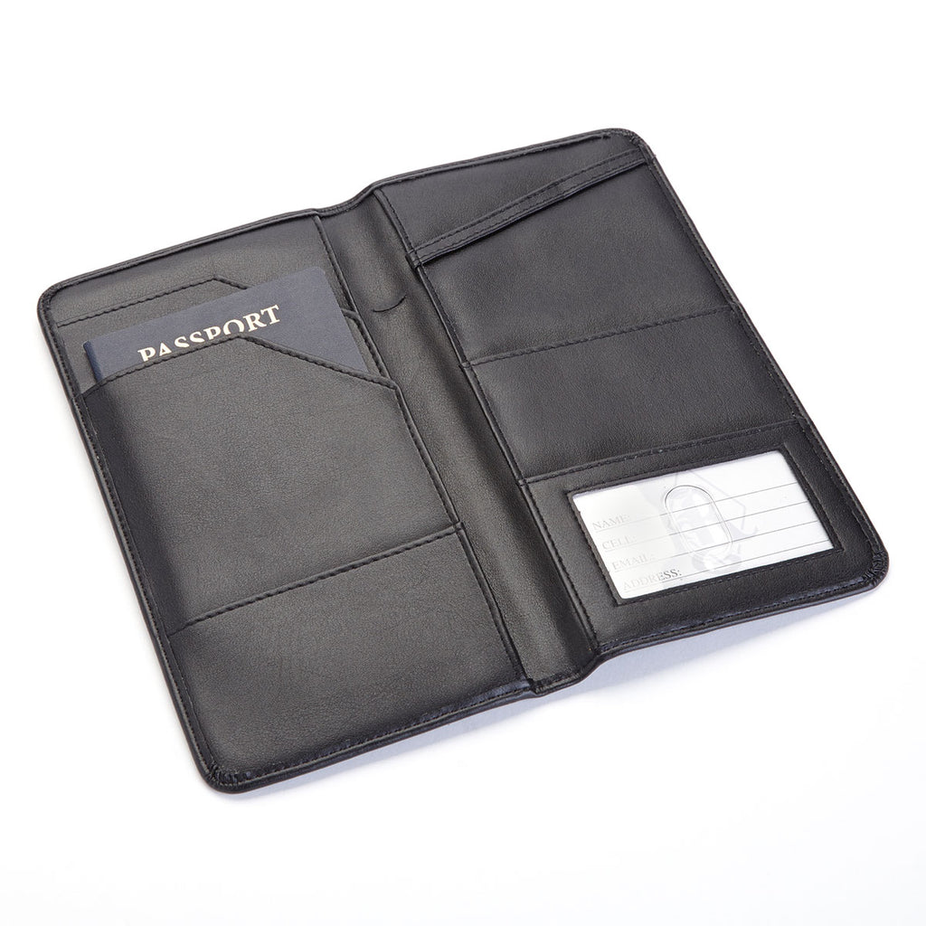 Royce Leather Executive Passport Travel Document Wallet