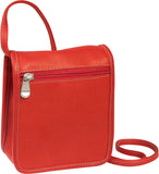 LeDonne Leather Flap Over Mini Crossbody Bag