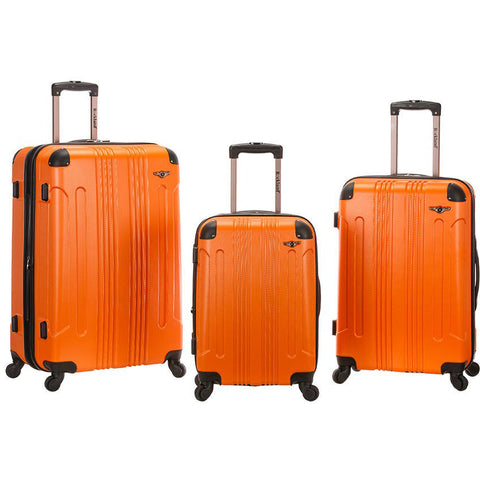 Rockland Luggage Sonic 3 Piece Hardside Spinner Luggage Set