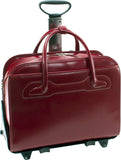 McKlein W Series Willowbrook Leather Wheeled Ladies Case