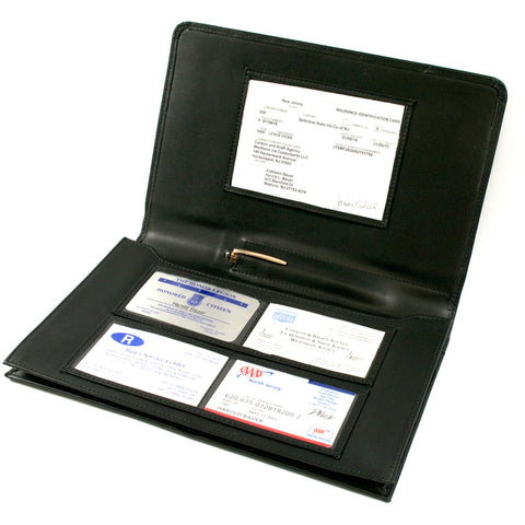 Royce Leather Luxury Glove Compartment Car Organizer