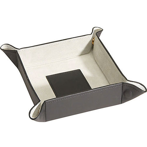 Royce Leather Luxury Suede Lined Catchall Valet