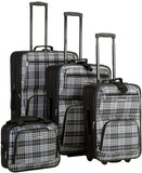 Rockland Luggage 4 Piece Expandable Luggage Set