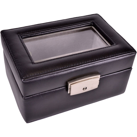 Royce Leather Watch Box Jewelry Storage Case 