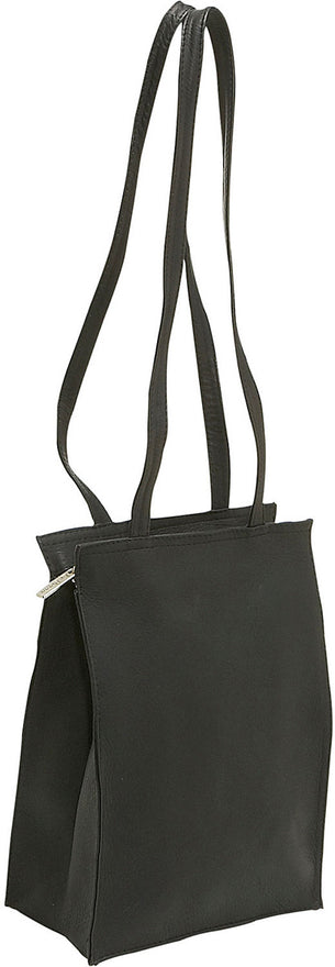 LeDonne Leather Small Simple Dual Strap Tote Bag