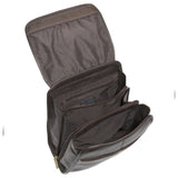 LeDonne Leather Womens Three Compartment Backpack