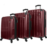 Mia Toro Spazzolato Lucido Hardside Spinner 3 Piece Set 