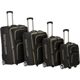 Rockland Luggage Polo Equipment Varsity 4 Piece Luggage Set
