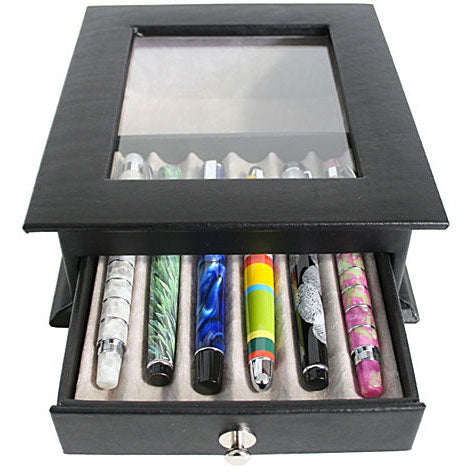 Royce Leather Executive 6 Pen Display Case