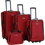 Rockland Luggage Style Right 4 Piece Luggage Set