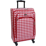 American Flyer Houndstooth 5pc Spinner Luggage Set