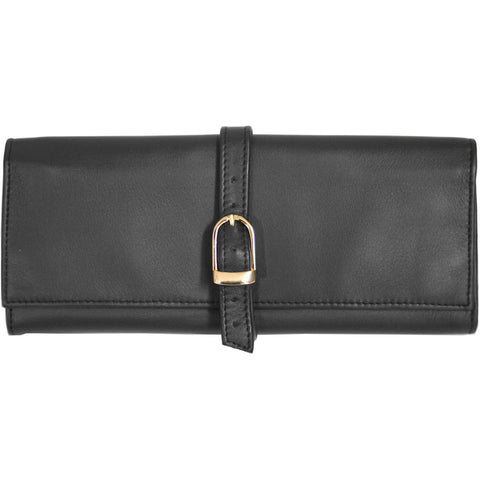 Royce Leather Luxury Suede Lined Jewelry Roll