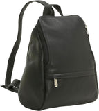 LeDonne Leather U-Zip Mini Backpack