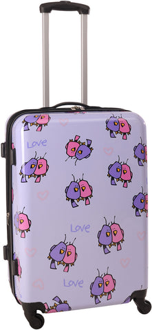 Ed Heck Multi Love Birds 25in Hardside Spinner