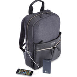 Royce Power Bank Charging Leather Laptop Backpack