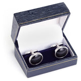 Royce Leather Genuine American Alligator Handcrafted Cufflinks 