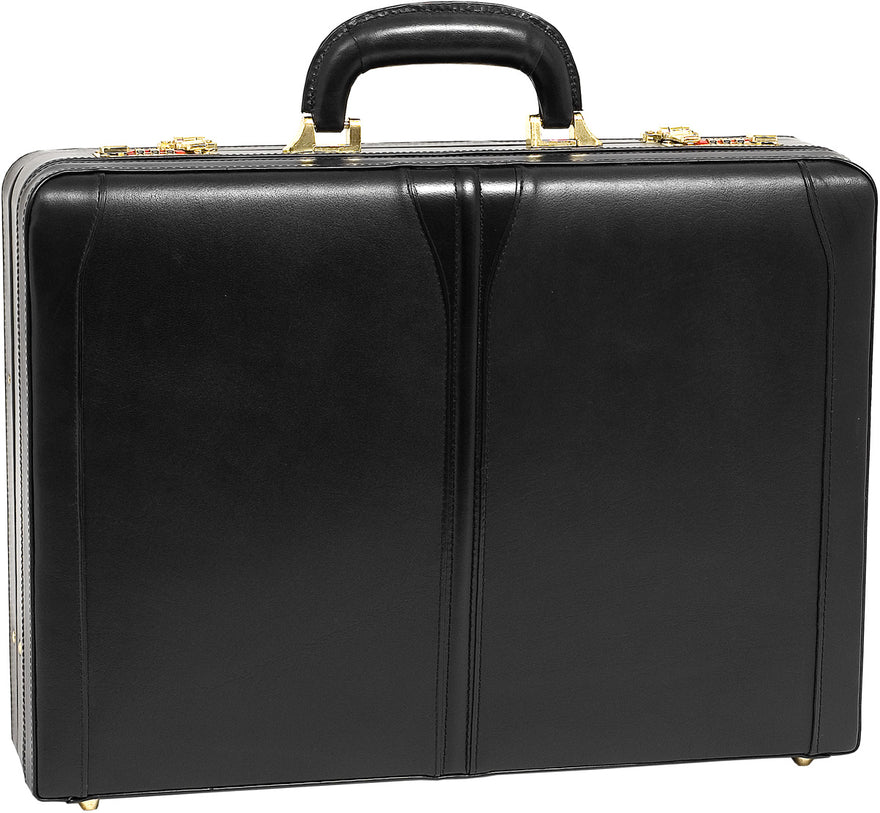 McKlein V Series Turner Leather Expandable Attache Case