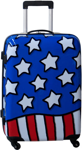 Ed Heck Stars N Stripes 25in Hardside Spinner