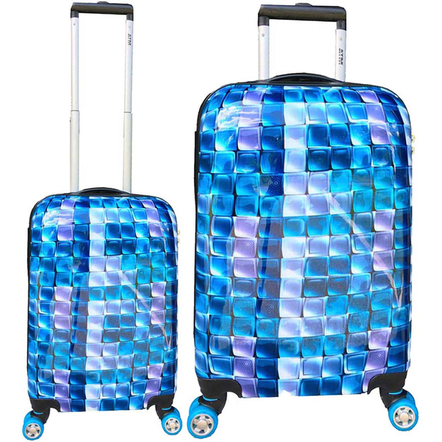 ATM 3D Blue 2 Piece Spinner Set