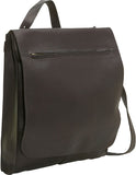 LeDonne Leather Convertible Shoulder Bag/Backpack - Luggage Factory