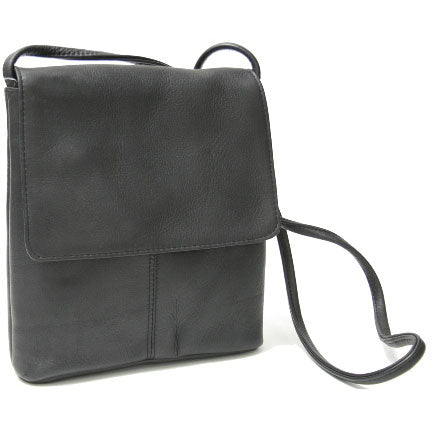 Royce Leather Flap Over Crossbody Bag