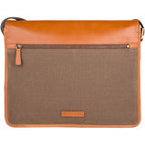 Hidesign Aiden Canvas Large Messenger Bag